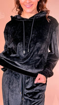 HINNOMINATE Ines felpa ciniglia HMABW03160 NERO 