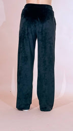 HINNOMINATE "silhouette" pants dritto in ciniglia HMABW03161 NERO 