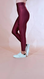 HINNOMINATE Lycra leggins lucido HMABW03170 BORDEAUX 
