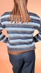 JJXX Calista pull rigato 12276486 MORO 