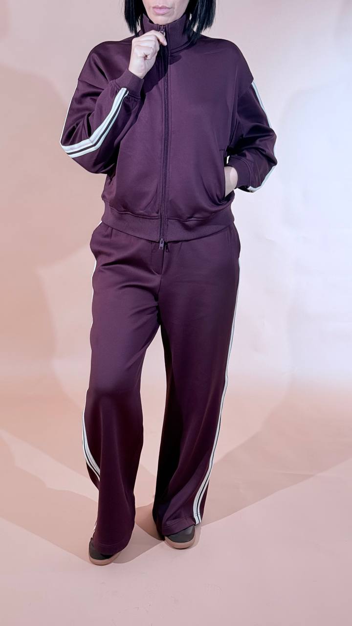 JJXX "Esme" wide pants 12298331 BORDEAUX 