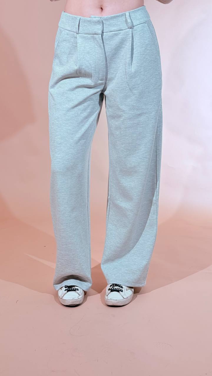 JJXX pantalone billie palazzo con passanti 12302964 GRIGIO 