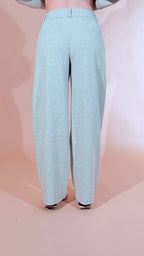 JJXX pantalone billie palazzo con passanti 12302964 GRIGIO 