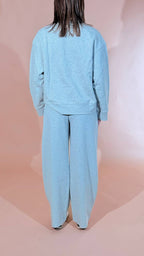 JJXX pantalone billie palazzo con passanti 12302964 GRIGIO 