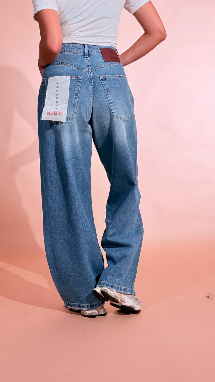 KONTATTO "Papavero" boyfriend jeans GZ4000C DENIM 