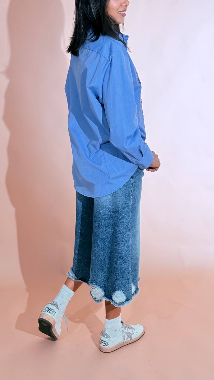 KONTATTO Laura denim coulote GZ4002N DENIM 