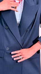 KONTATTO "Bluebird" blazer doppiopetto MA8004C BLU 