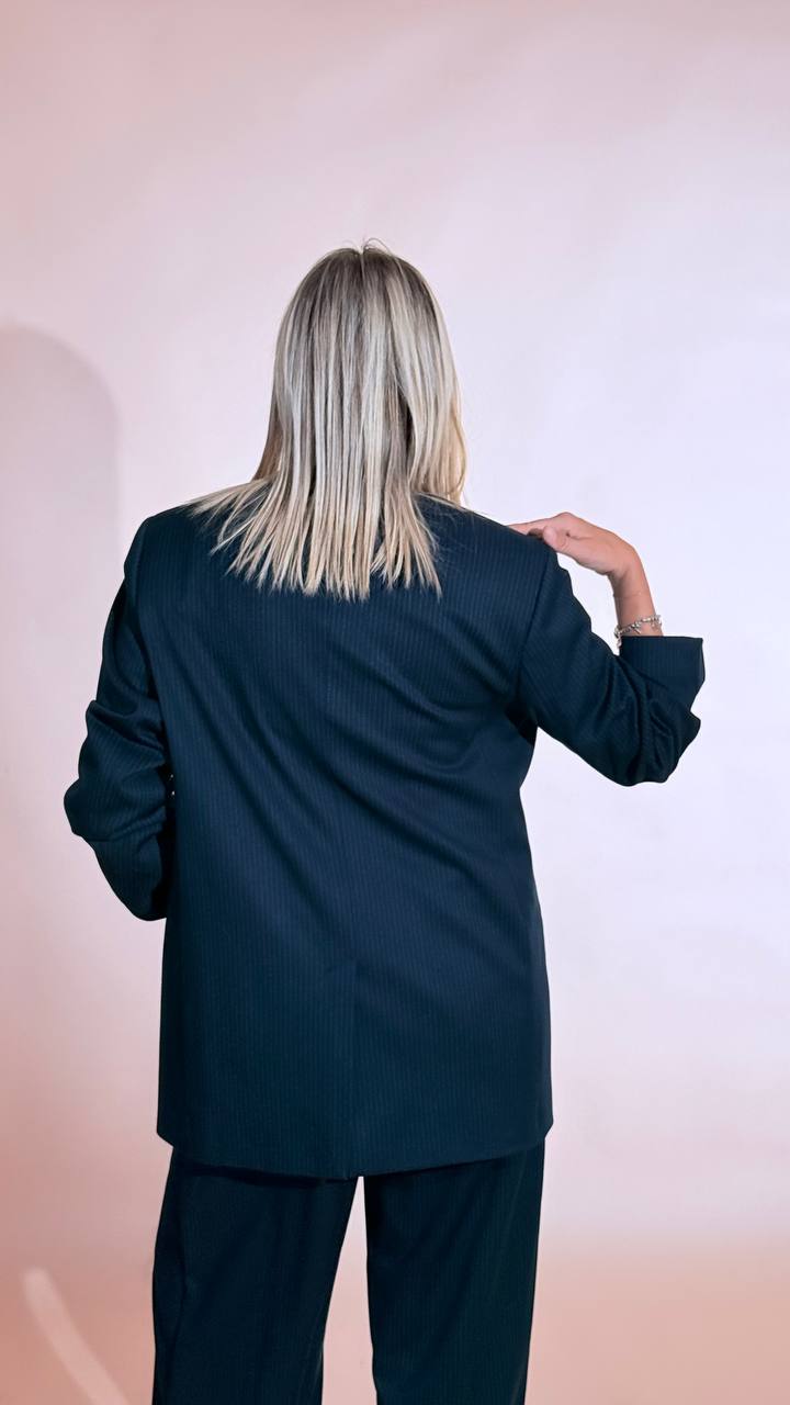 KONTATTO "Bluebird" blazer doppiopetto MA8004C BLU 