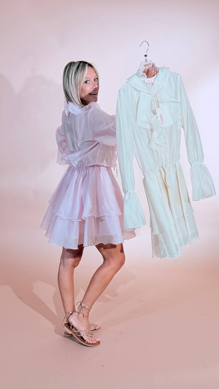 KONTATTO ivory dress ST228N PANNA 