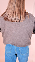 LEVA pull scollo v scatoletta 1008 MORO 