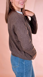 LEVA pull scollo v scatoletta 1008 MORO 