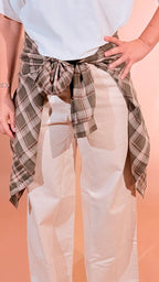 LEVA Bonnie camicia check 1215 VERDE 