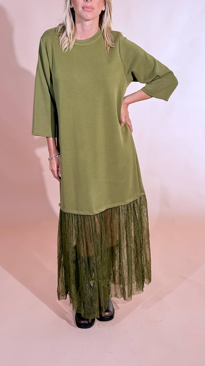 LEVA Abito Sofy 21051 VERDE 