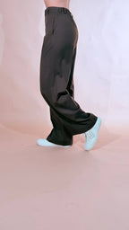 LEVA Pantalone gessato 23695 MORO 
