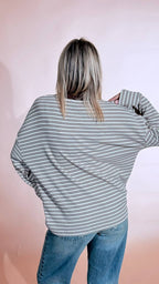 LEVA "Softline" tee manica lunga 69354 PANNA/CACAO 