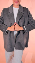 LEVA Elettra cappotto corto AL1138 GRIGIO 