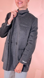 LEVA Elettra cappotto corto AL1138 GRIGIO 