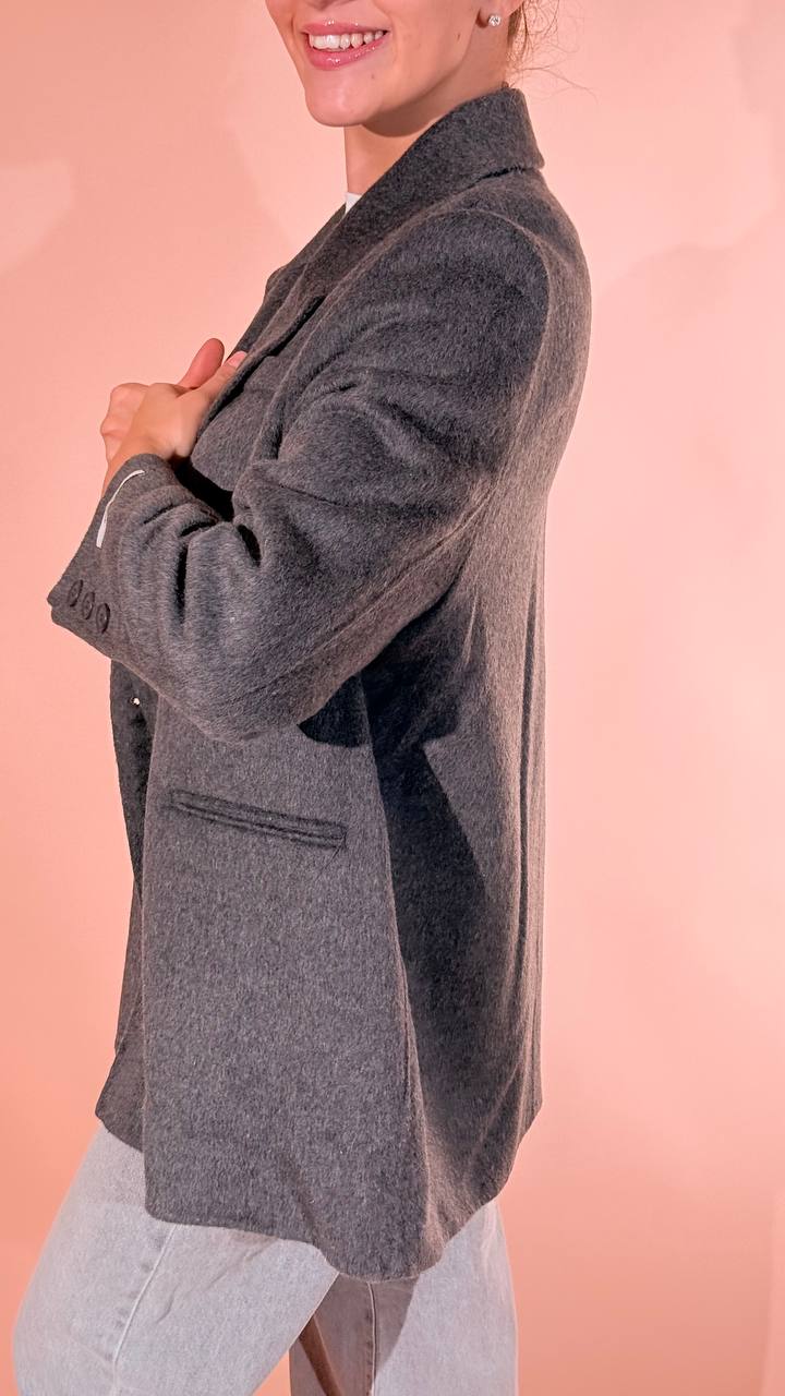 LEVA Elettra cappotto corto AL1138 GRIGIO 