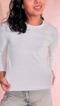 LEVA T-shirt manica lunga AL1362 AVORIO 