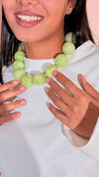 LEVA Collana palla gigante BALLS01 LIME 