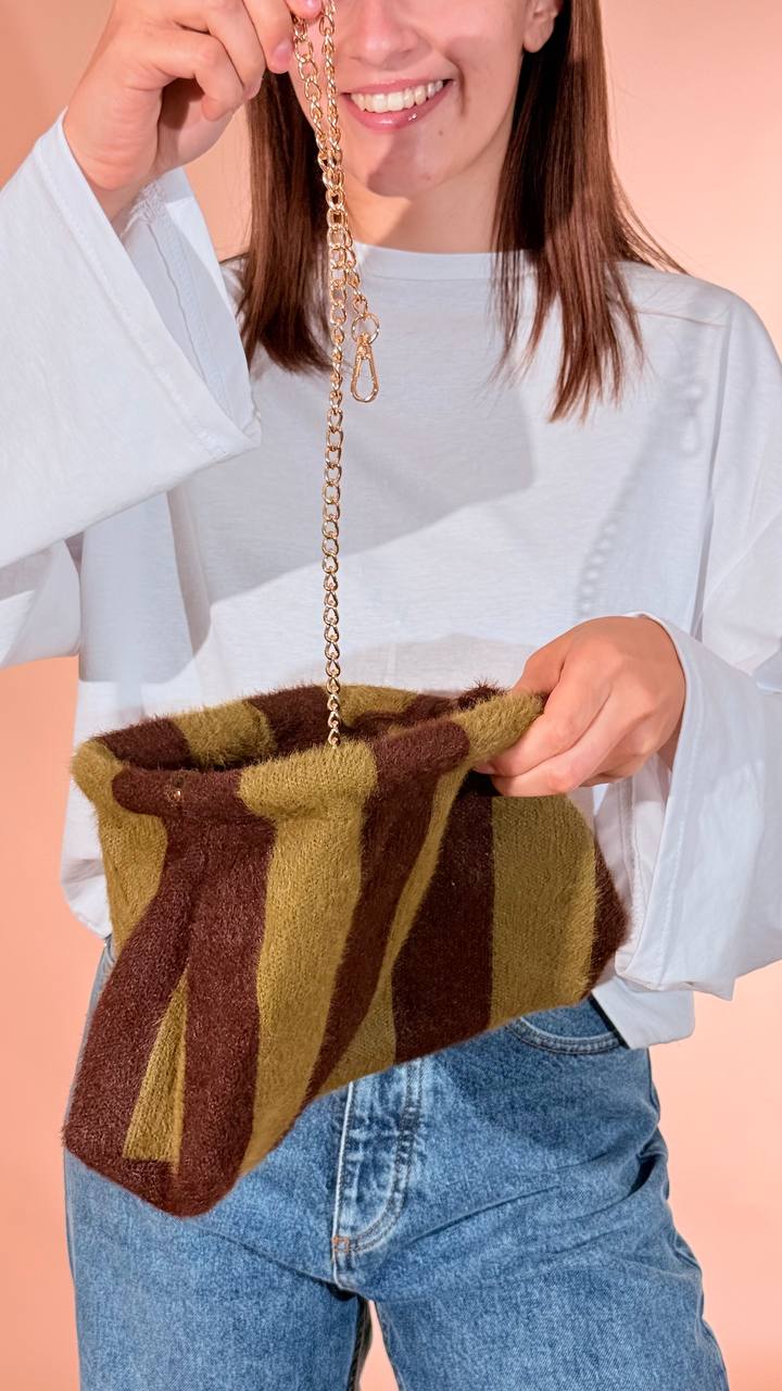 LEVA flora bag F-B71035 OLIVA/MORO 