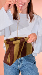 LEVA flora bag F-B71035 OLIVA/MORO 