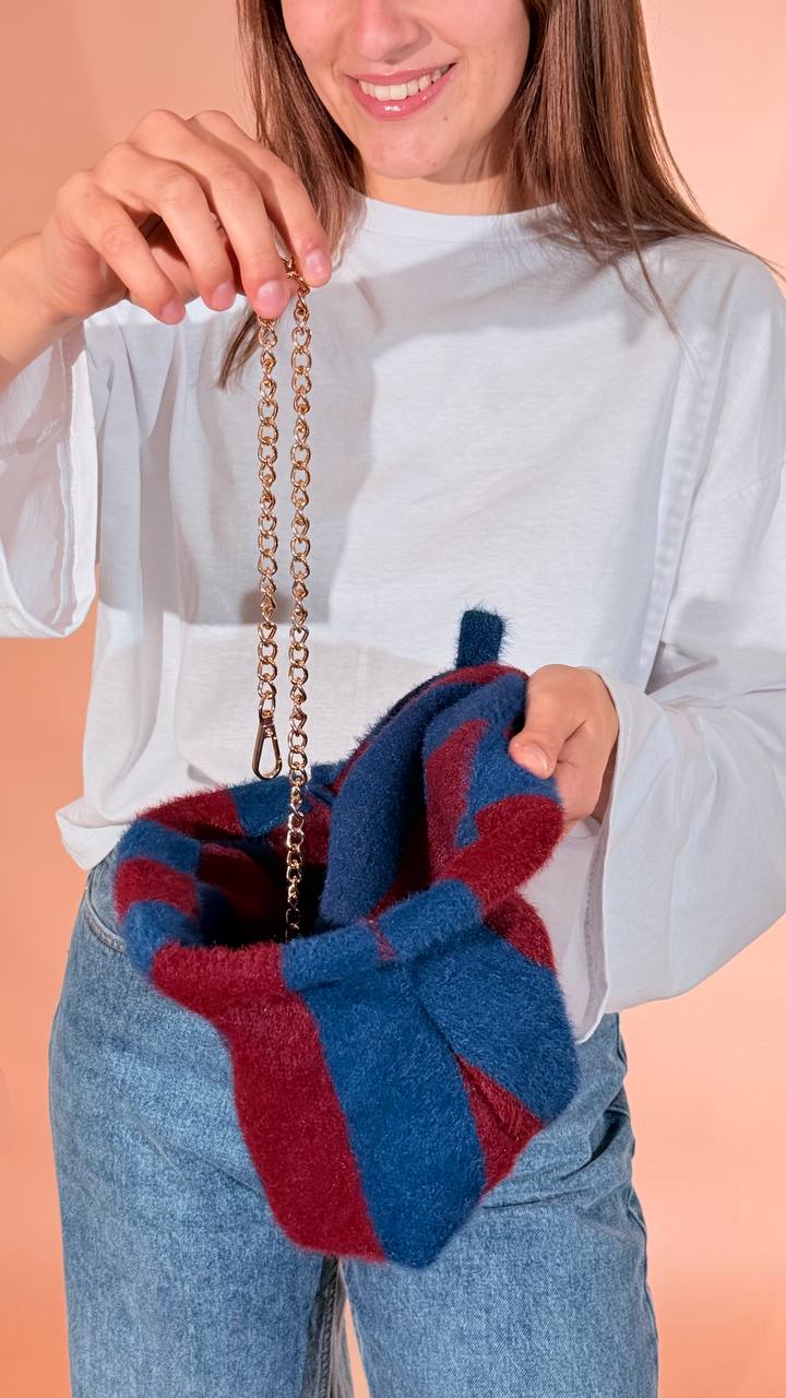 LEVA flora bag F-B71035 ROSSO/BLU 