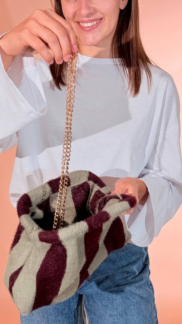 LEVA flora bag F-B71035 VINO/MENTA 