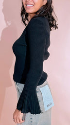 LEVA Grace maglia girocollo MS2033 NERO 