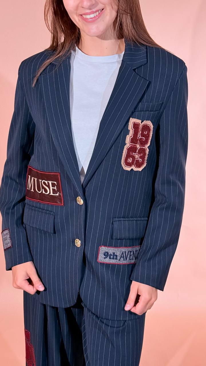 MEME ROAD "rebel" blazer DUE-M6383G BLU 