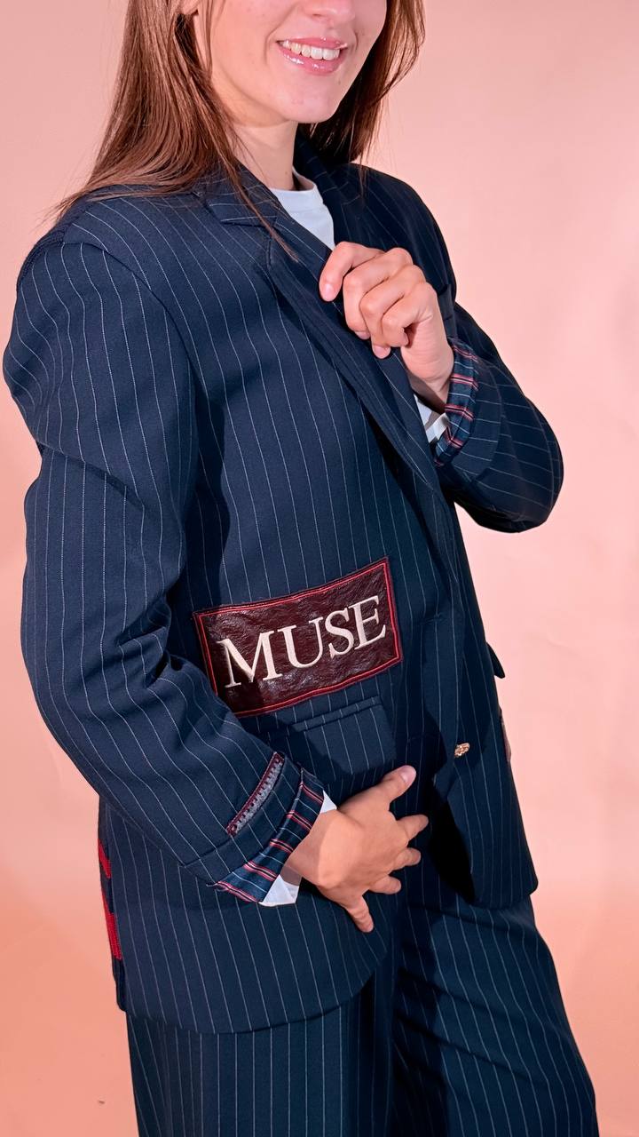 MEME ROAD "rebel" blazer DUE-M6383G BLU 