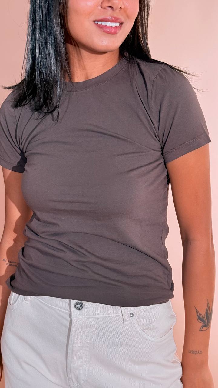 MOTEL Unica t-shirt slim 1107-30-SW MORO 