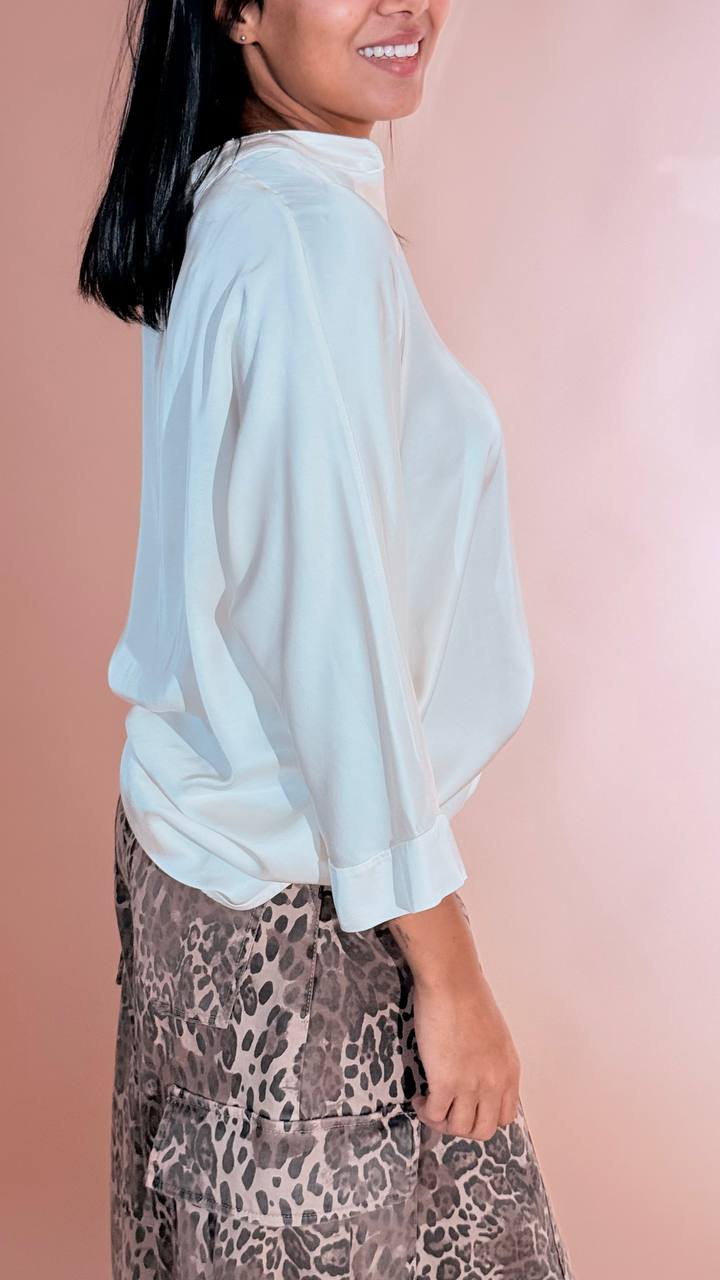 MOTEL Must camicia C484C22R PANNA 