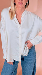 MOTEL Must camicia bottoni G1013C22R CREMA 