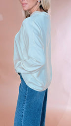 MOTEL Must camicia bottoni G1013C22R CREMA 