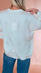 MOTEL Must camicia bottoni G1013C22R CREMA 