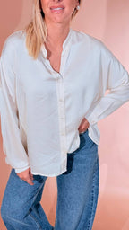 MOTEL Must camicia bottoni G1013C22R CREMA 
