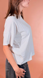 MOTEL basic tshirt M6428 BIANCO 
