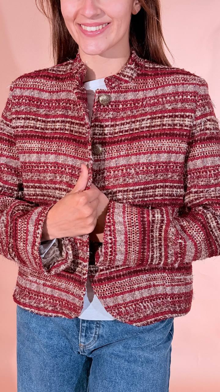 MOTEL Bon ton blazer W26J138 ROSSO 