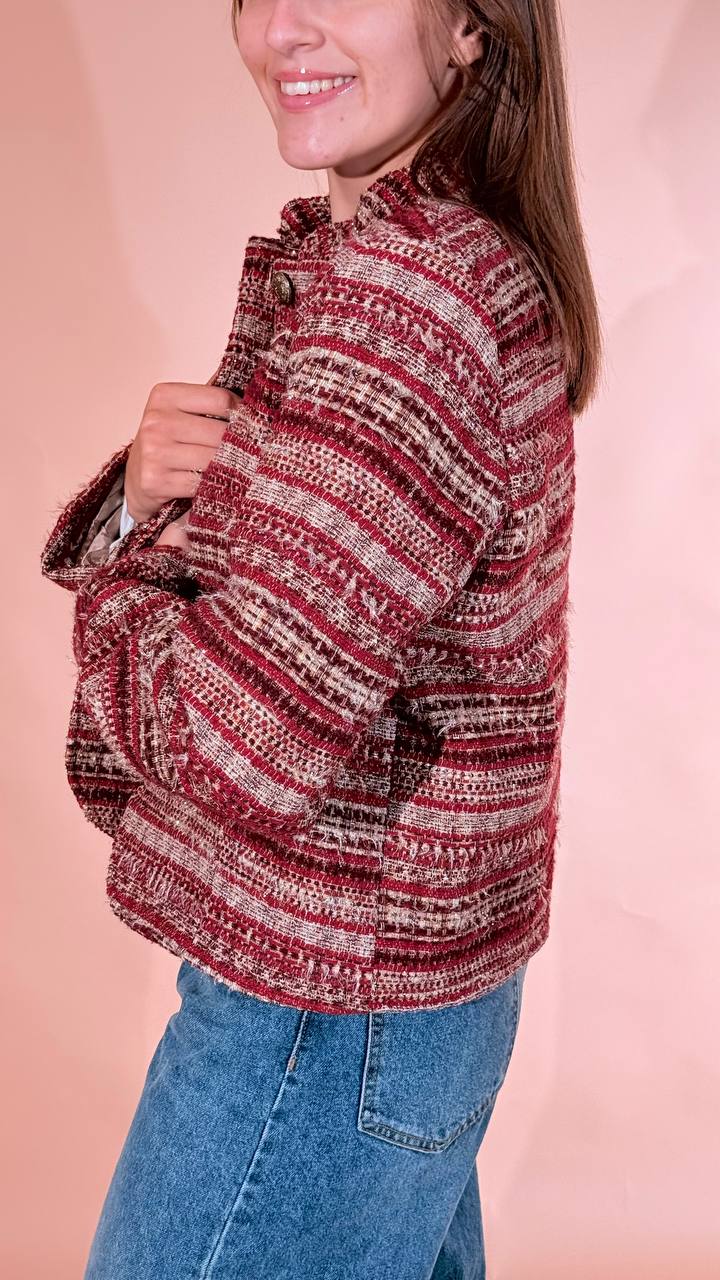 MOTEL Bon ton blazer W26J138 ROSSO 