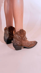 OVYE "rebel" texano con borchie LXTX05VEL BRANDY 