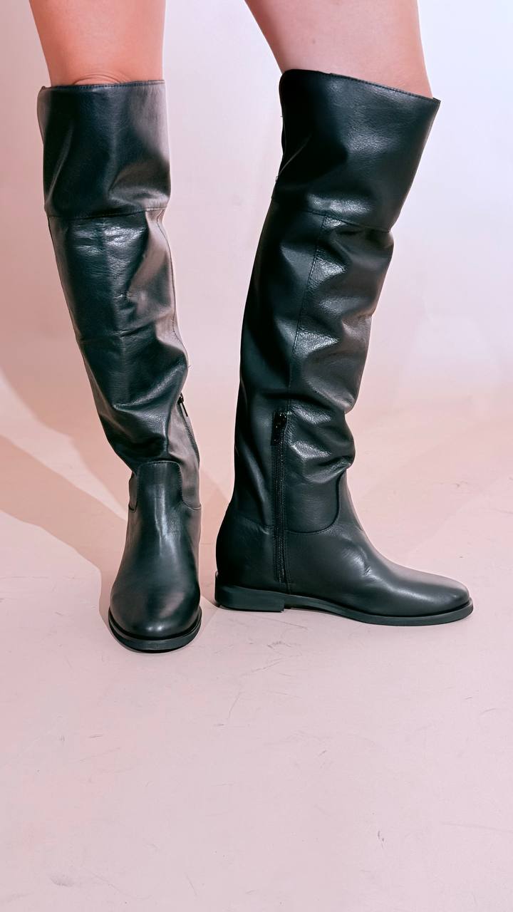 OVYE ryder stivale con risvolto PSD01VIT NERO 