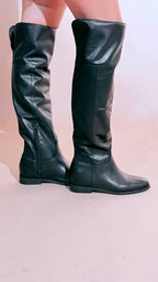 OVYE ryder stivale con risvolto PSD01VIT NERO 