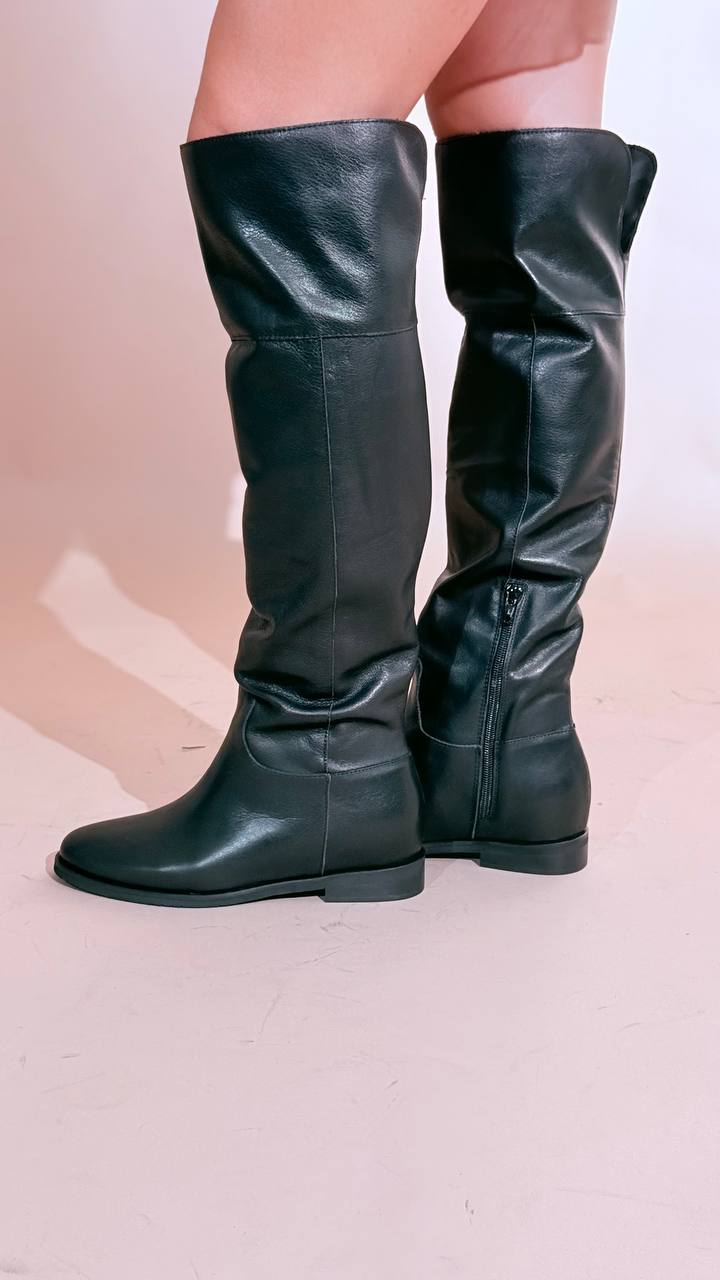 OVYE ryder stivale con risvolto PSD01VIT NERO 