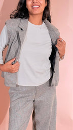 PHILIA LOFT Carola gilet P03P0126 GRIGIO 