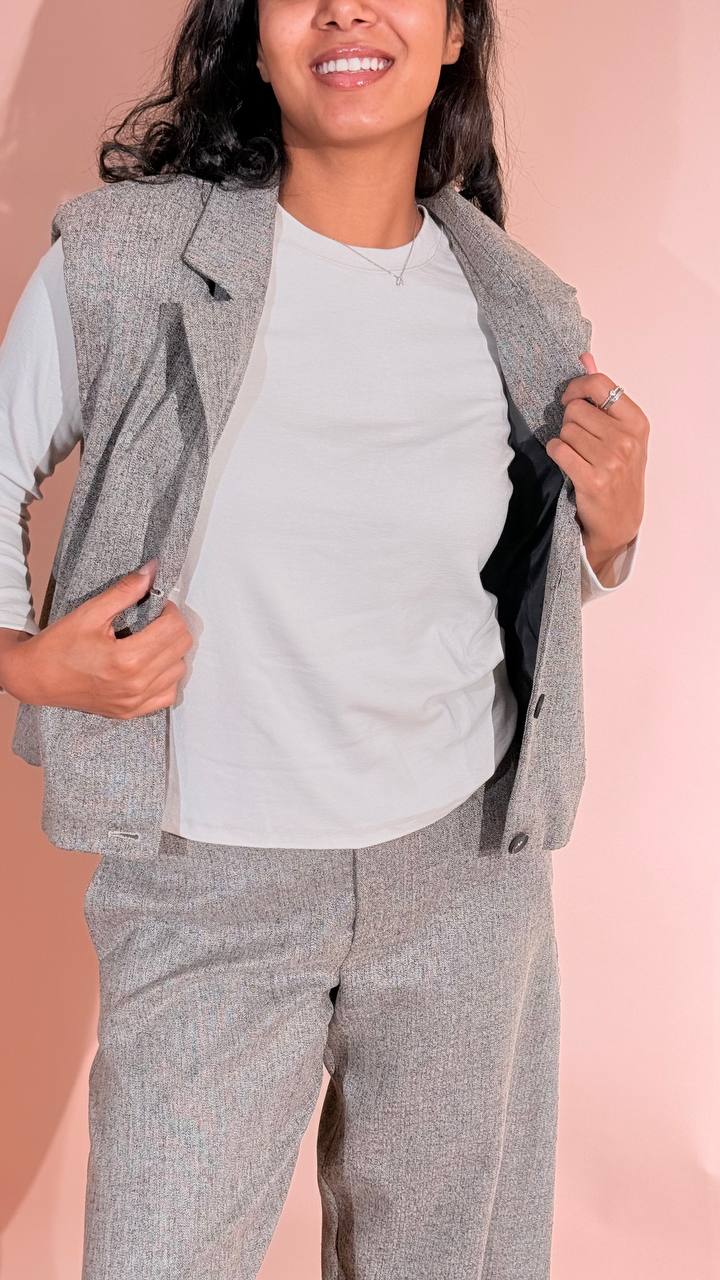 PHILIA LOFT Carola gilet P03P0126 GRIGIO 
