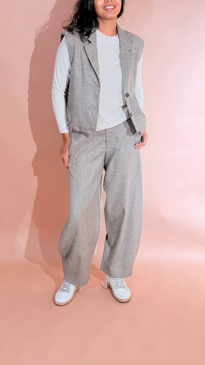 PHILIA LOFT Carola gilet P03P0126 GRIGIO 