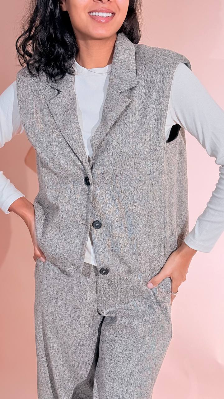 PHILIA LOFT Carola gilet P03P0126 GRIGIO 