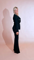 SILENCE "Ambra" pants mod zampa NP2003AMBER NERO 