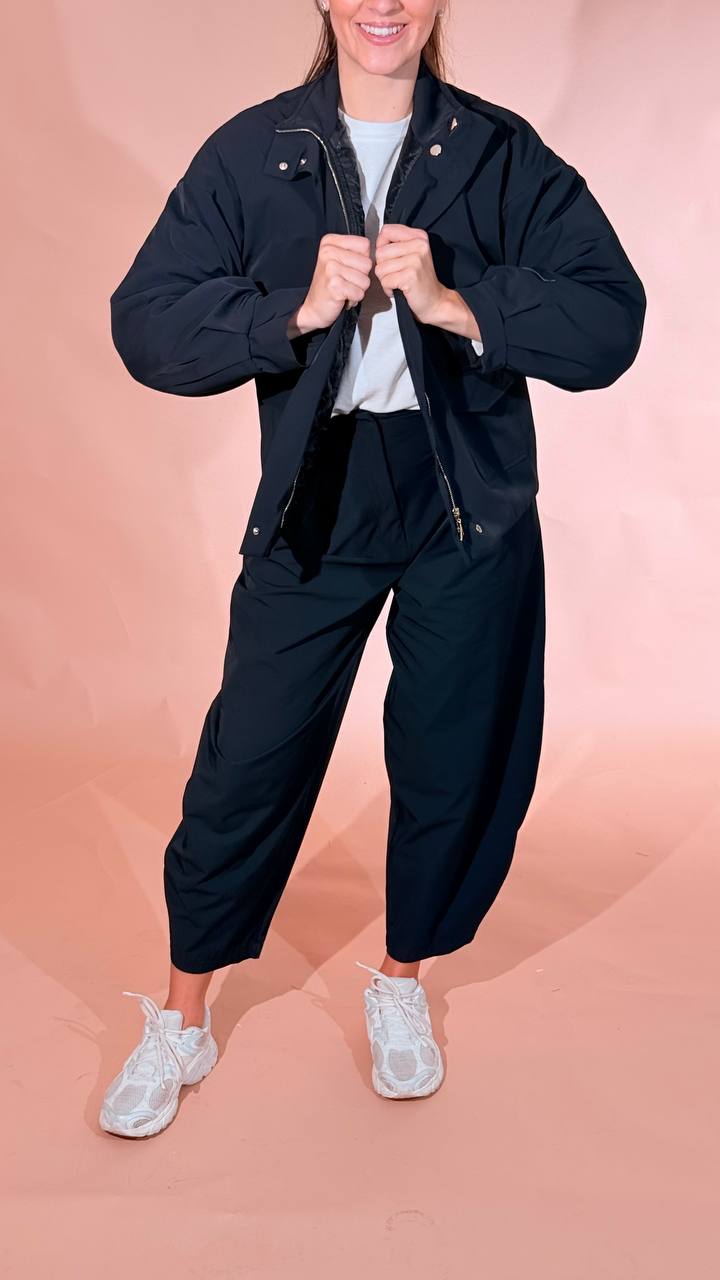 SILENCE Ballon pants PA2275 NERO 